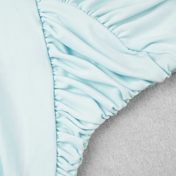 Deep V waist evening dress - Picture 9 of 9